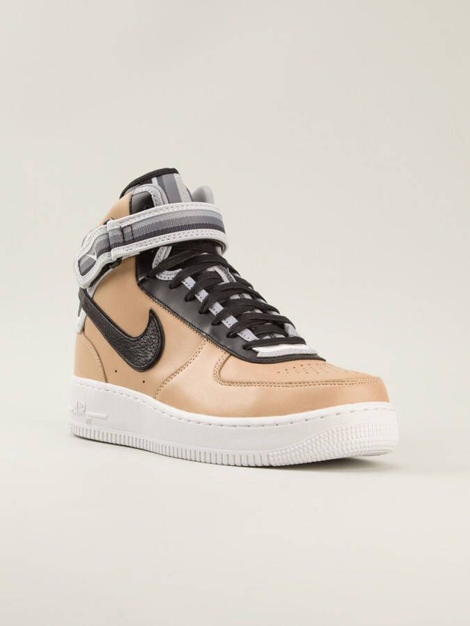 Nike Riccardo Tisci 'Beige Pack Air Force 1' sneakers Geel