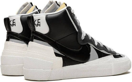 Nike Sacai x Blazer high-top sneakers Zwart