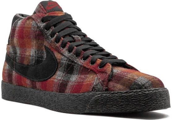 Nike SB Blazer high-top sneakers Rood