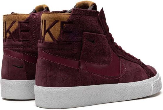 Nike "SB Blazer Mid Night Maroon sneakers" Paars