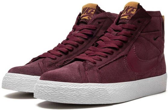 Nike "SB Blazer Mid Night Maroon sneakers" Paars