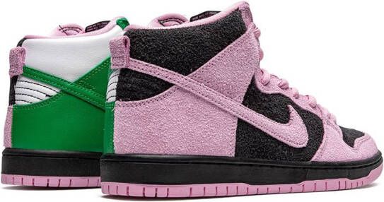 Nike SB Dunk high-top sneakers Roze