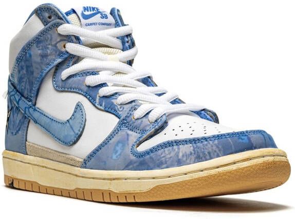 Nike SB Dunk high-top sneakers Wit
