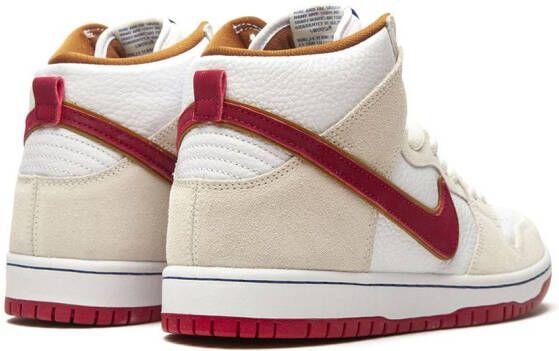 Nike SB Dunk high-top sneakers Wit