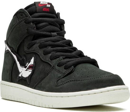 Nike SB Dunk high-top sneakers Zwart