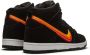 Nike Dunk Nike SB Dunk high top sneakers rubber leer suède nylon 4.5 Zwart - Thumbnail 2