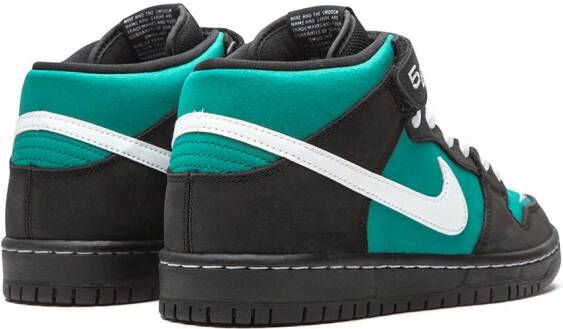 Nike SB Dunk mid-top Pro ISO sneakers Zwart