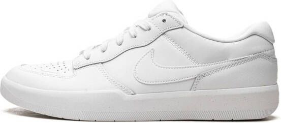 Nike "SB Force 58 Triple White sneakers" Wit