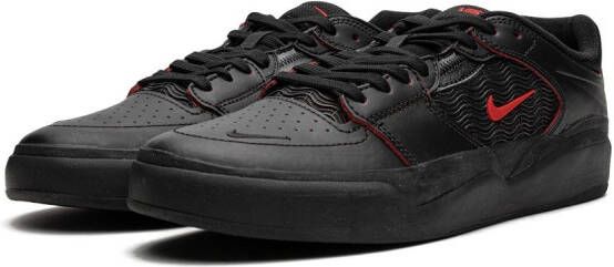 Nike "SB Ishod Air Black Red sneakers" Zwart