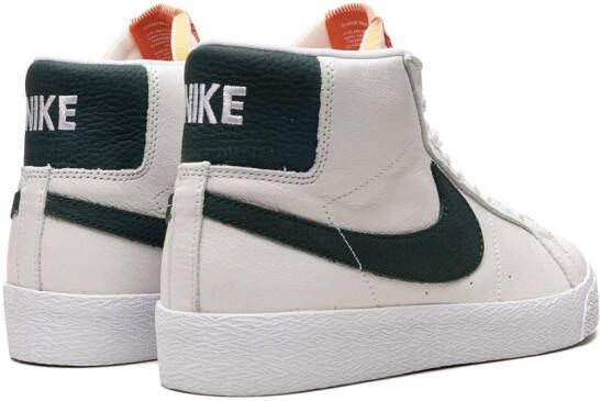 Nike "SB Zoom Blazer Mid Iso White Pro Green sneakers" Wit