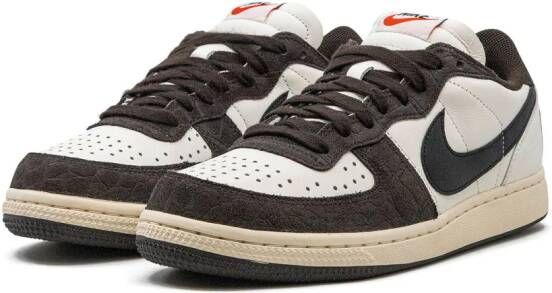 Nike "Terminator Low Velvet Brown sneakers" Wit