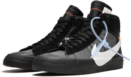 Nike X Off-White The 10: Nike Blazer Mid sneakers Zwart