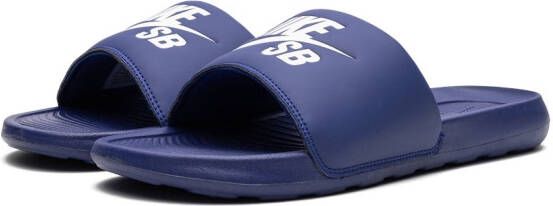 Nike Victori One slippers Blauw