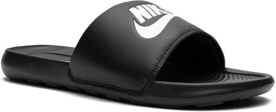 Nike Victori One slippers Zwart