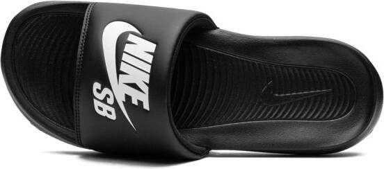 Nike Victori One slippers Zwart
