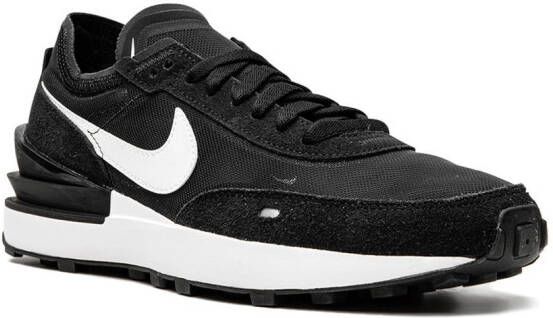 Nike Waffle One "Black Orange White" sneakers Zwart