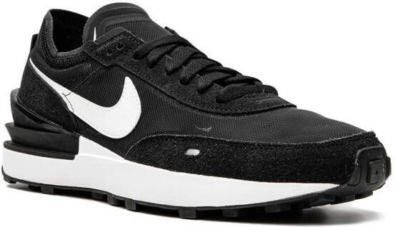 Nike Waffle One low-top sneakers Zwart