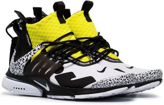 Nike x Acronym Presto leren sneakers Zwart