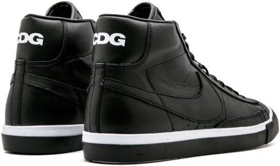 Nike x CDG Blazer high-top sneakers Zwart