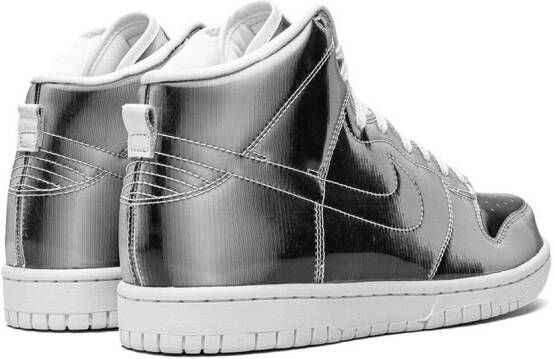 Nike x CLOT Dunk High Flux high-top sneakers Zilver