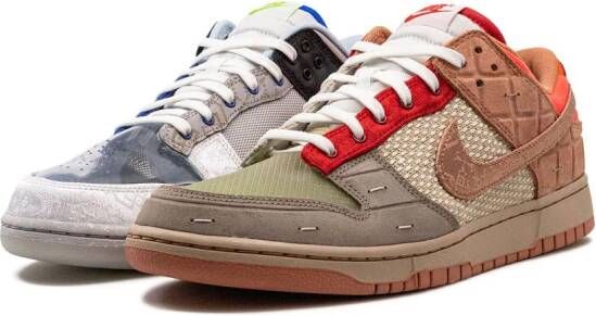 Nike "x CLOT Dunk Low What The sneakers" Beige