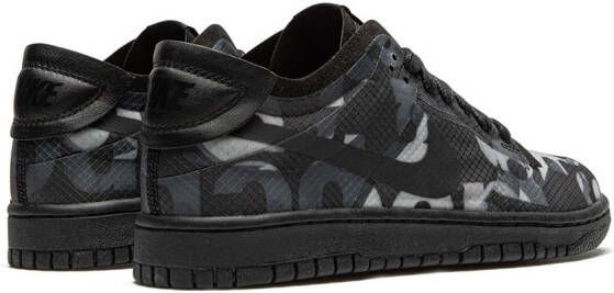 Nike x Comme des Garçons Monogram Dunk low-top sneakers Zwart