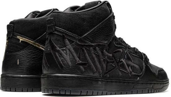 Nike x FAUST SB Dunk High sneakers Zwart