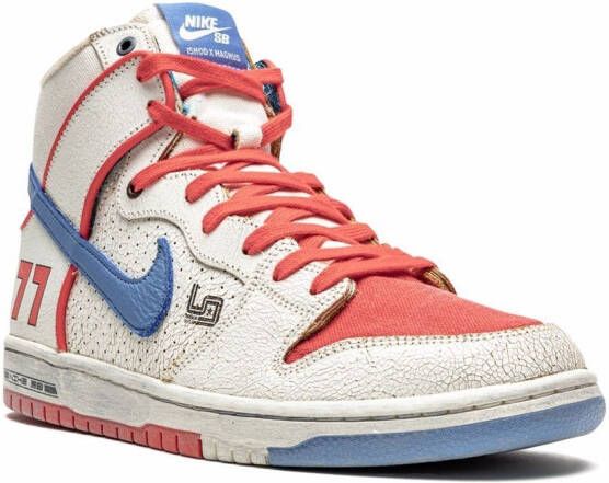 Nike x Ishod Wair x Magnus Walker SB Dunk High sneakers Wit