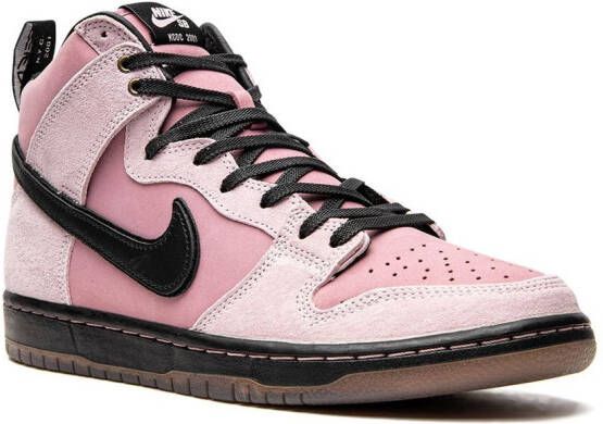 Nike x KCDC SB Dunk Pro high-top sneakers Roze