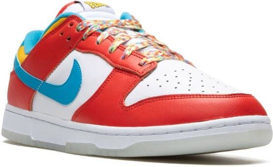 Nike Dunk Low "LeBron James Fruity Pebbles" sneakers Rood