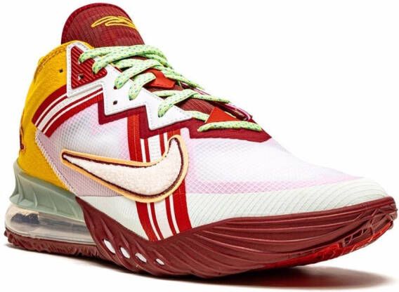 Nike "x Mimi Plange LeBron 18 low-top Higher Learning sneakers" Wit