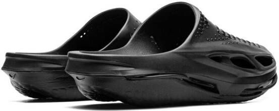 Nike x MMW 005 geperforeerde slippers Zwart