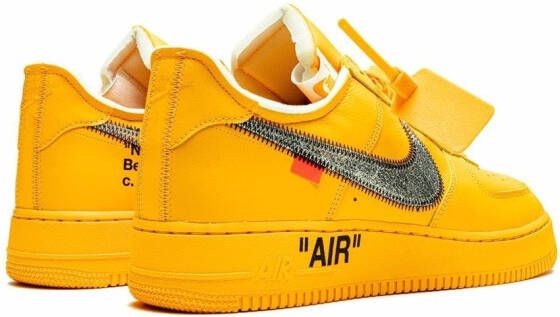 Nike X Off-White "x Off-White Air Force 1 Low University Gold sneakers" Geel