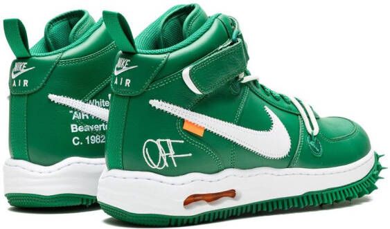 Nike "x Off-White Air Force 1 Mid Pine Green sneakers" Groen