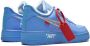 Nike X Off White Air Force 1 sneakers unisex leer rubber 10.5 Blauw - Thumbnail 3