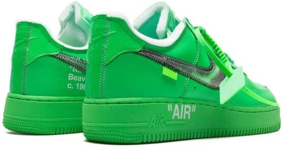 Nike X Off-White x Off-White Air Force 1 Low "Brooklyn" sneakers Groen