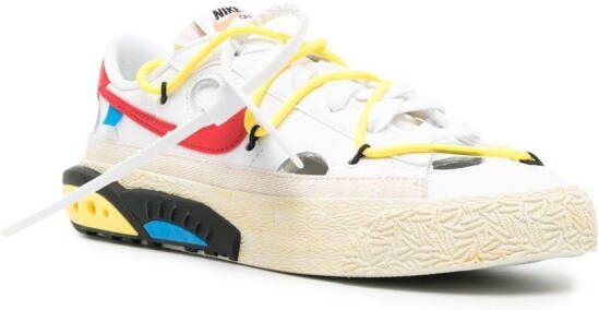 Nike X Off-White x Off-White Dunk Low sneakers Wit - Foto 14
