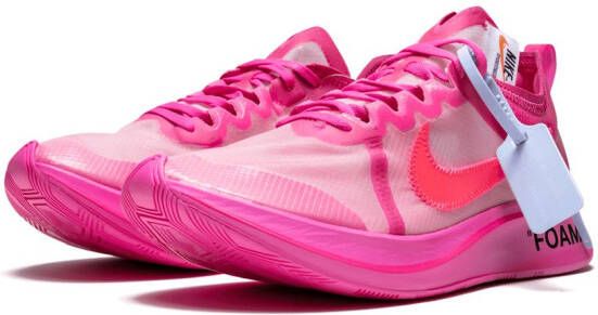 Nike X Off-White De 10 : Nike Zoom Fly sneakers Roze