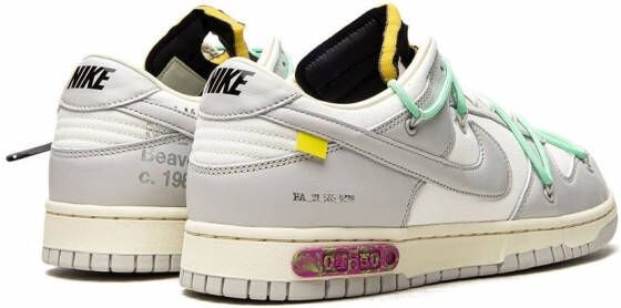 Nike X Off-White x Off-White Dunk Low sneakers Wit - Foto 3