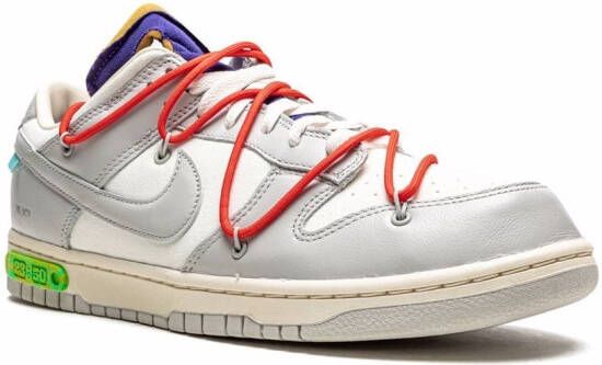 Nike X Off-White x Off-White Dunk Low sneakers Grijs - Foto 2