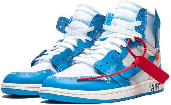 Jordan Nike x Off White Air 1 sneakers Blauw