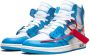Jordan Nike x Off White Air 1 sneakers Blauw - Thumbnail 2