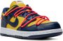 Nike X Off-White Dunk Low "University Gold" sneakers Blauw - Thumbnail 2