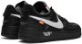 Nike X Off White The 10 Nike Air Force 1 lage sneakers unisex rubber thermoplastisch polyurethaan(tpu ) suède canvas 10.5 Zwart - Thumbnail 3