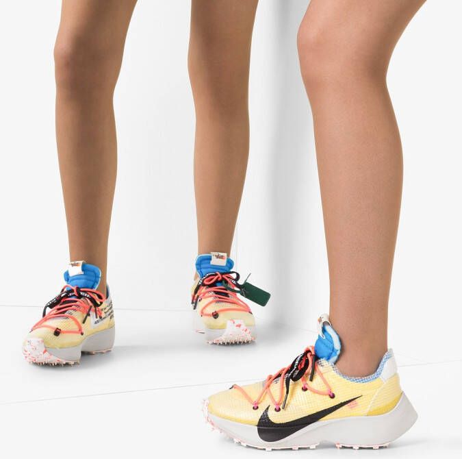 Nike X Off-White x Off-White Zoom Vapor Street sneakers Geel