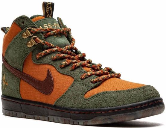 Nike x Pass~Port SB Dunk High 'Work Boots' Groen