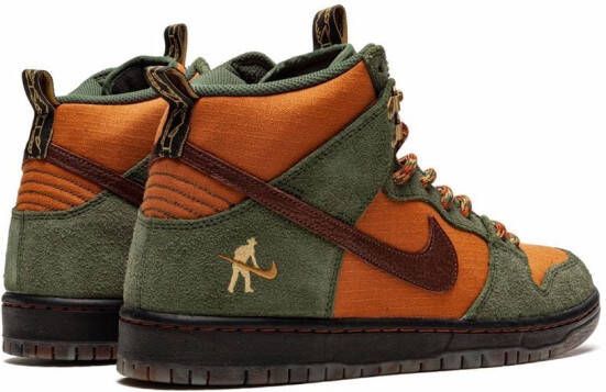 Nike x Pass~Port SB Dunk High 'Work Boots' Groen