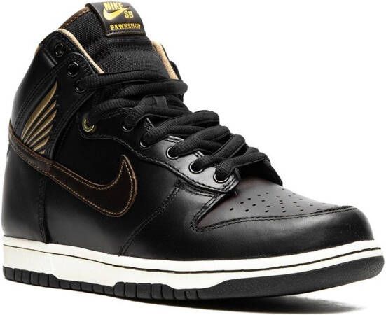 Nike x Pawnshop Skate Co. SB Dunk high-top sneakers Zwart