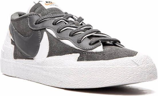 Nike x Sacai Blazer low-top sneakers Grijs