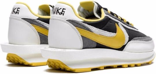 Nike x sacai x Undercover LDWaffle "Bright Citron" sneakers Zwart